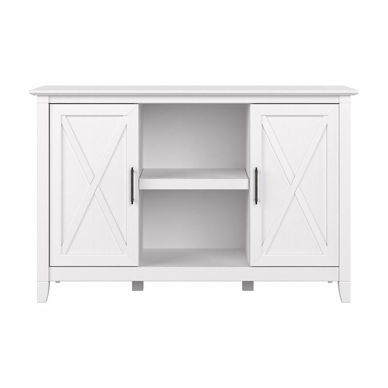 Key West Accent Cabinet with Doors in Pure White Oak - Engineered Wood