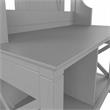 Key West Hall Tree with Shoe Storage Bench in Cape Cod Gray - Engineered Wood
