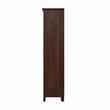 Key West Tall Storage Cabinet with Doors in Bing Cherry - Engineered Wood