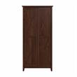 Key West Bathroom Storage Cabinet with Doors in Bing Cherry - Engineered Wood