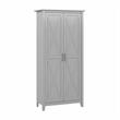 Key West Bathroom Storage Cabinet with Doors in Cape Cod Gray - Engineered Wood