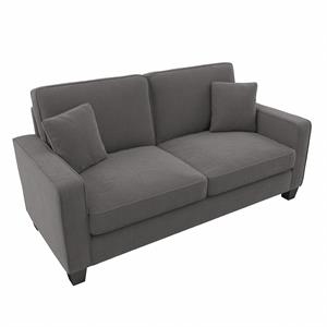 stockton 73w sofa in french gray herringbone fabric
