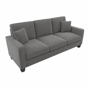 stockton 85w sofa in french gray herringbone fabric