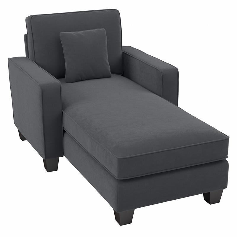 Dark grey chaise discount lounge