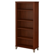 Bush Furniture Somerset 5 Shelf Bookcase in Hansen Cherry - Eng Wood