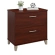 Somerset 2 Drawer Lateral File Cabinet in Hansen Cherry - Engineered Wood