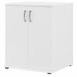 Universal Closet Organizer with Doors in White - Engineered Wood
