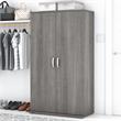 Universal Tall Clothing Storage Cabinet in Platinum Gray - Engineered Wood