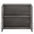 Universal Closet Wall Cabinet with Doors in Platinum Gray - Engineered Wood