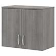 Universal Closet Wall Cabinet with Doors in Platinum Gray - Engineered Wood