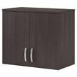 Universal Closet Wall Cabinet with Doors in Storm Gray - Engineered Wood