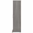 Universal Narrow Linen Tower with Door in Platinum Gray - Engineered Wood