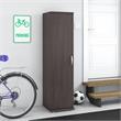 Universal Narrow Garage Storage Cabinet in Storm Gray - Engineered Wood