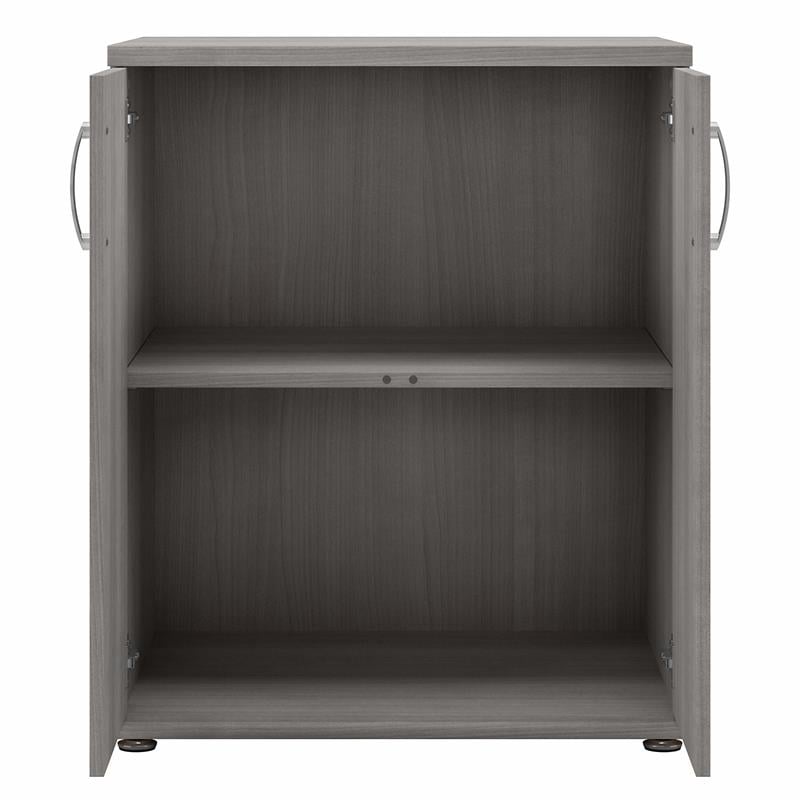 Universal Garage Storage Cabinet with Doors in Platinum Gray - Engineered Wood