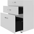 Universal Garage Storage Cabinet with Drawers in White - Engineered Wood