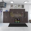 Universal Garage Wall Cabinet with Doors in Storm Gray - Engineered Wood