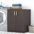 Universal Laundry Room Cabinet with Doors in Storm Gray - Engineered Wood