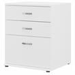 Universal Laundry Room Cabinet with Drawers in White - Engineered Wood
