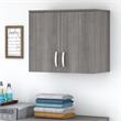 Universal Laundry Room Wall Cabinet w/ Doors in Platinum Gray - Engineered Wood