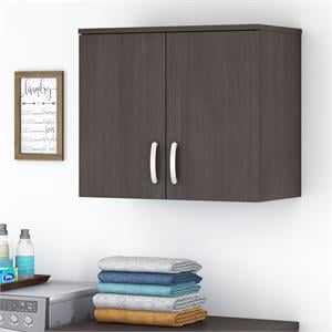 Universal Laundry Room Wall Cabinet with Doors in Storm Gray - Engineered Wood