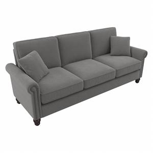 coventry 85w sofa in french gray herringbone fabric