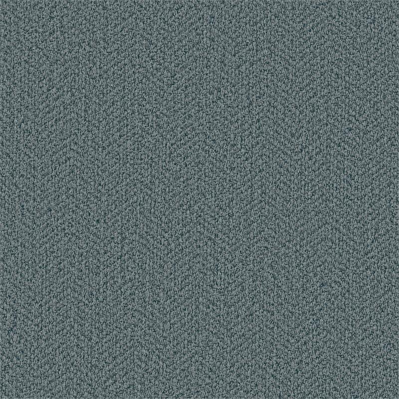 Coventry 113W U Shaped Sectional in Turkish Blue Herringbone Fabric