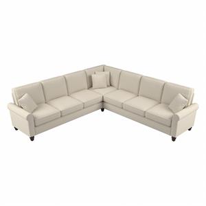 hudson 111w l shaped sectional couch in herringbone fabric