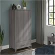 Somerset Large Armoire Cabinet in Platinum Gray - Engineered Wood