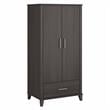 Somerset Large Armoire Cabinet in Storm Gray - Engineered Wood