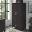Somerset Tall Storage Cabinet with Doors in Storm Gray - Engineered Wood