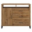 Somerset 3 Drawer Dresser TV Stand in Fresh Walnut - Engineered Wood