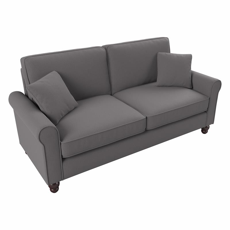 Hudson 73W Sofa in French Gray Herringbone Fabric Cymax Business