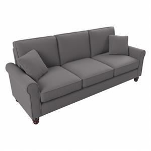 hudson 85w sofa in herringbone fabric
