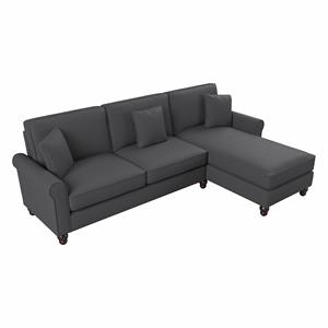 hudson 102w sectional couch with chaise in herringbone fabric