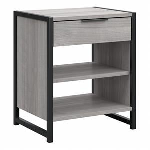 Atria Small End Table with Drawer and Shelves