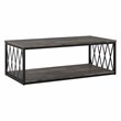 City Park Industrial Coffee Table in Dark Gray Hickory - Engineered Wood