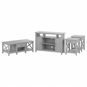 Key West Tall TV Stand and Living Room Tables