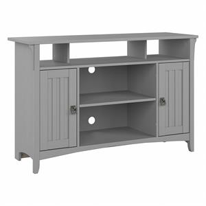 salinas tall tv stand for 55 inch tv in cape cod gray - engineered wood