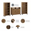 Somerset Entertainment Center in Fresh Walnut - Engineered Wood