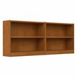 Universal Small 2 Shelf Bookcase in Natural Cherry (Set of 2) - Engineered Wood
