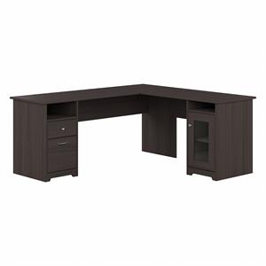 Cabot 72W L Shaped Computer Desk with Storage