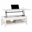 Key West Lift Top Coffee Table with Storage in Pure White Oak - Engineered Wood