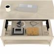 Salinas Lift Top Coffee Table with Storage in Antique White - Engineered Wood