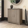 Cabot Small Entryway Cabinet with Doors in Ash Gray - Engineered Wood