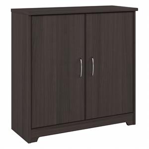 Cabot Small Entryway Cabinet with Doors in Heather Gray - Engineered Wood
