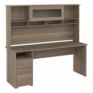 cabot 72w computer desk with hutch
