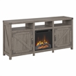 Cottage Grove Electric Fireplace TV Stand in Restored Gray - Engineered Wood