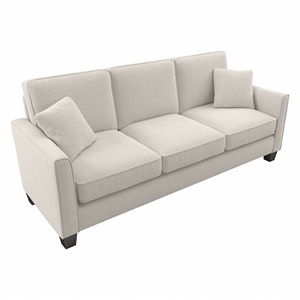 Flare 85W Sofa in Light Beige Microsuede Fabric