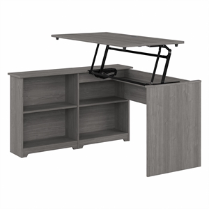 cabot 52w 3 position sit to stand corner desk
