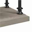 Coliseum 60W Electric Fireplace TV Stand in Driftwood Gray - Engineered Wood